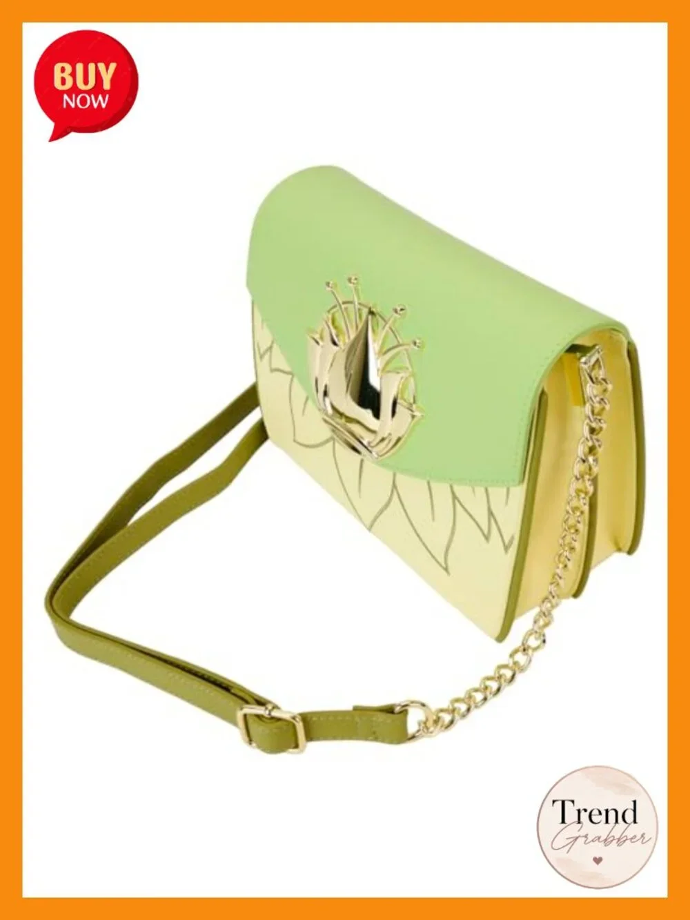 Vegan Leather Disney Princess and the Frog 15th Anniversary Crossbody Bag